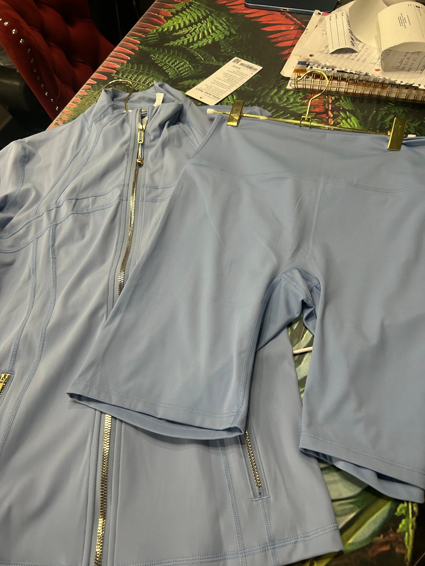 Blue Lulu 2pc short set