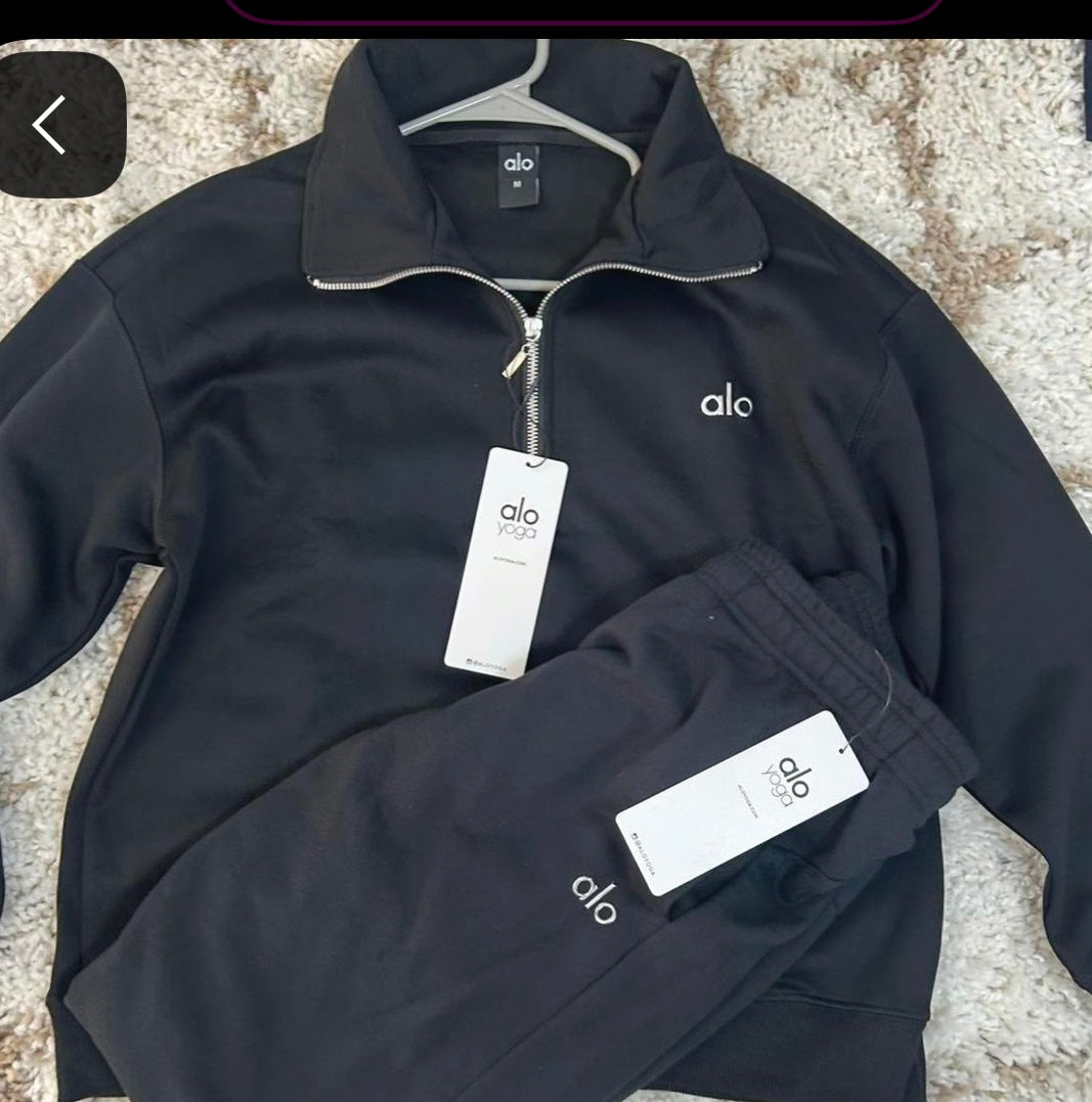 Quarter zip set