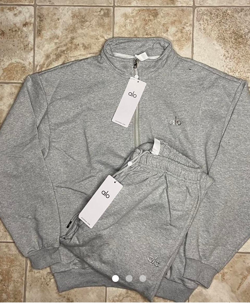Quarter zip set