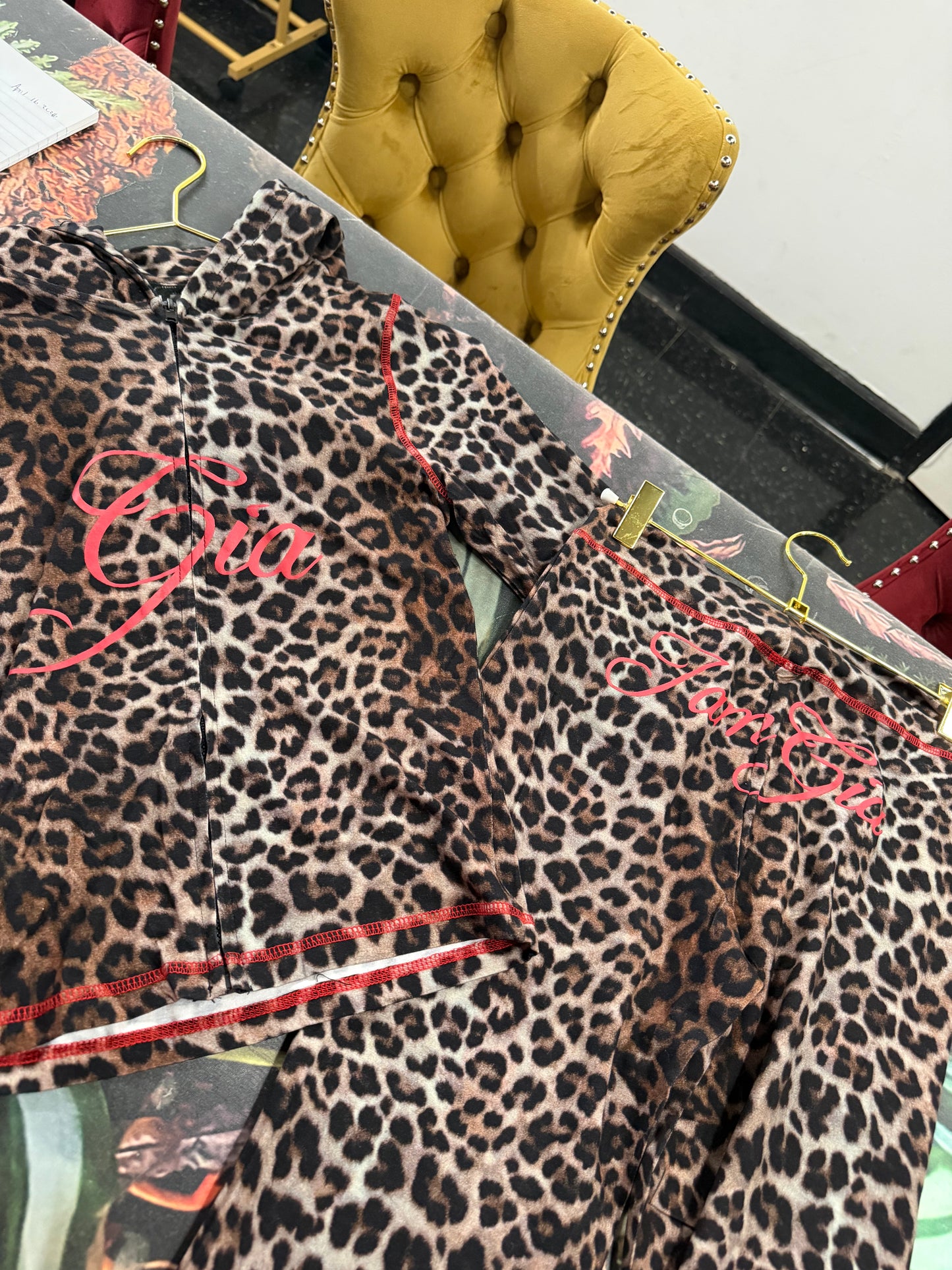 Red Gia Cheetah Print