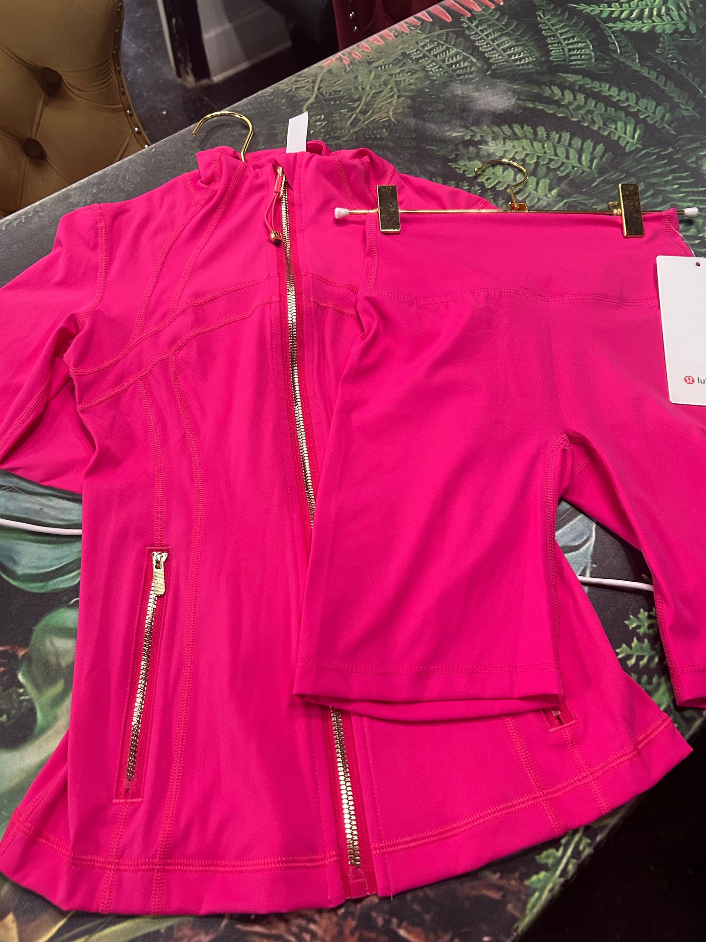 Hot pink lulu 2pc set