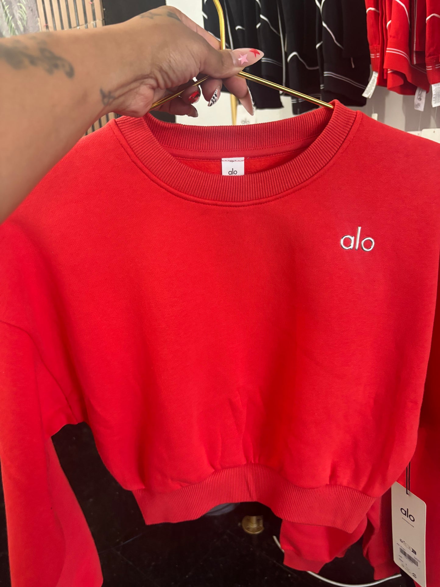 Cropped sweater